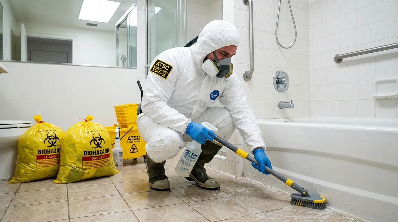 Decontamination equipment deployed for Blood Cleanup in Gardendale